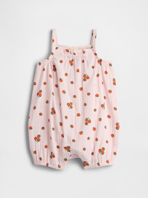 Image number 1 showing, Baby Gauze Romper