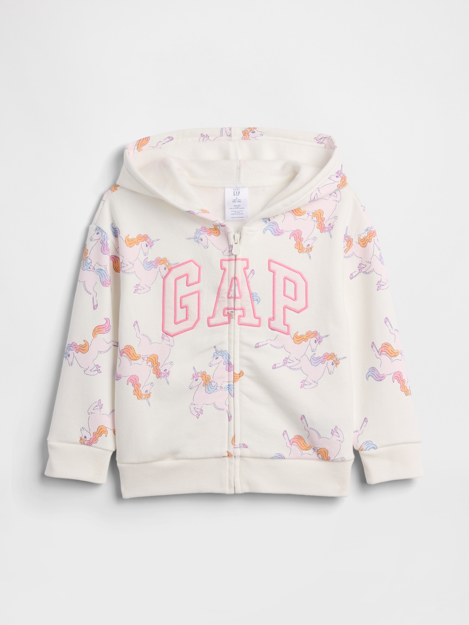 babyGap Logo Zip Hoodie