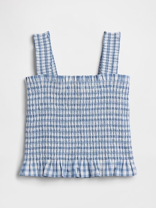 Image number 1 showing, Kids Smocked Peplum Top