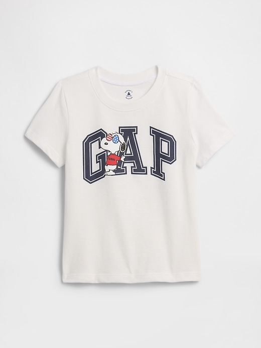 Image number 1 showing, babyGap Peanuts Logo T-Shirt