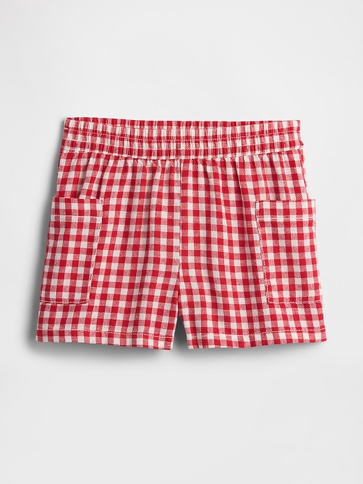 Image number 1 showing, babyGap Pull-On Linen-Blend Cargo Shorts