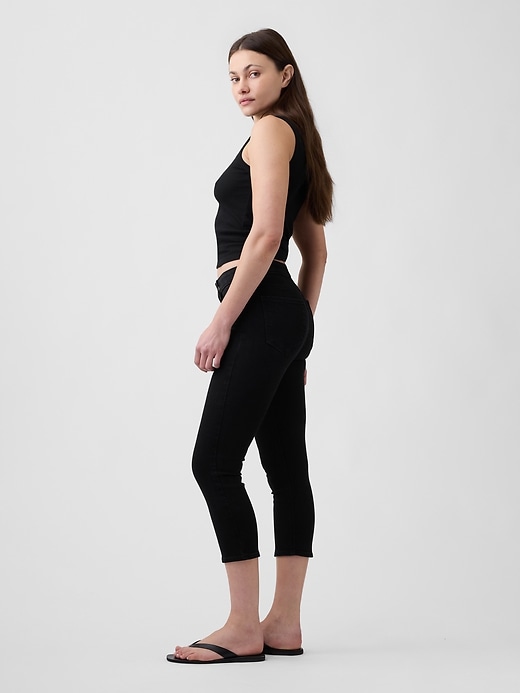 Image number 3 showing, Mid Rise Universal Capri Jeans