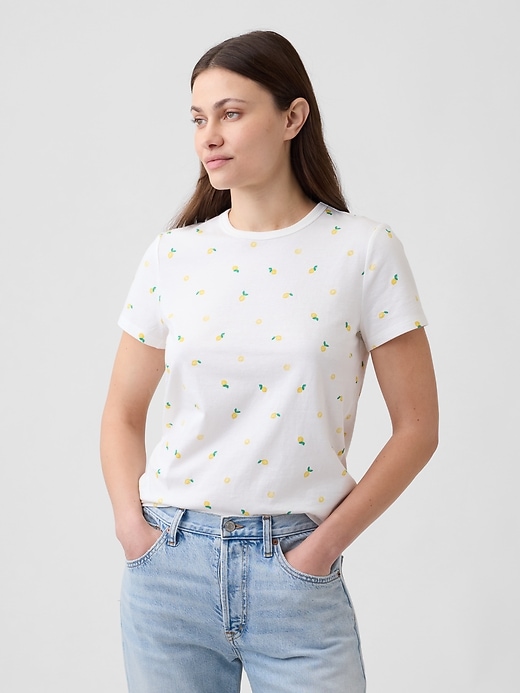 Image number 1 showing, Favorite Print Crewneck T-Shirt