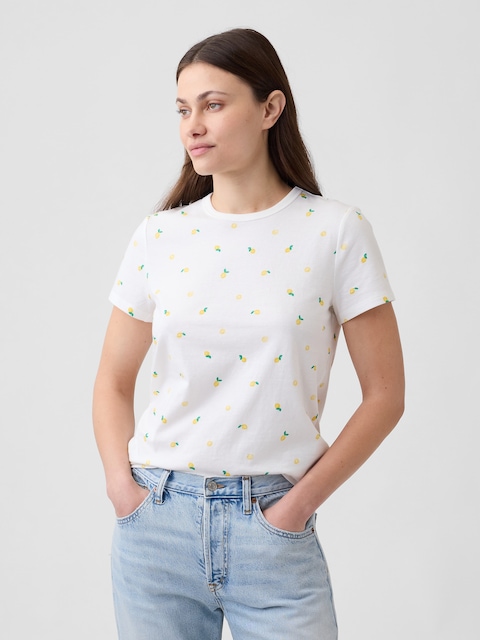 Favorite Print Crewneck T-Shirt