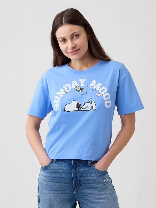 Image number 1 showing, Peanuts Oversized Graphic T-Shirt
