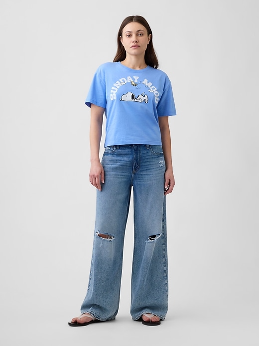 Image number 3 showing, Peanuts Oversized Graphic T-Shirt