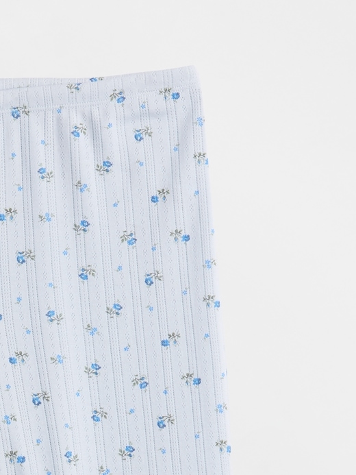 Image number 5 showing, Pointelle Wide-Leg PJ Pants