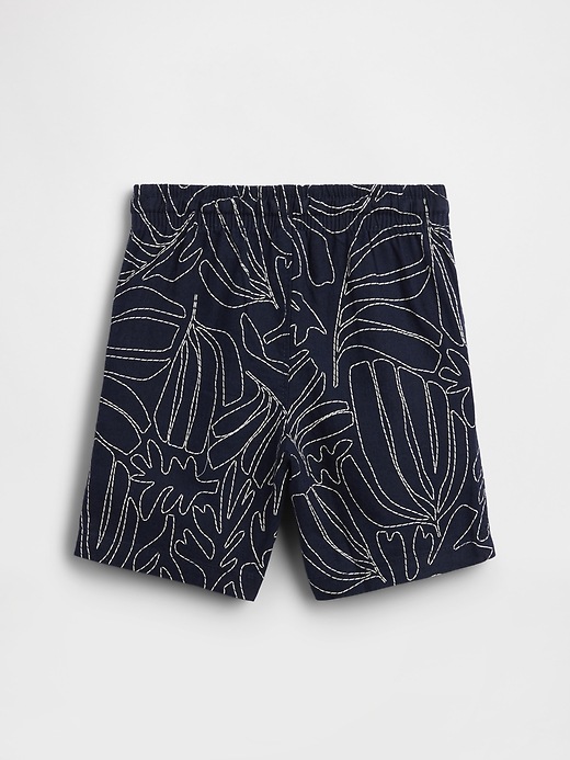 Image number 2 showing, babyGap Pull-On Print Linen-Blend Shorts