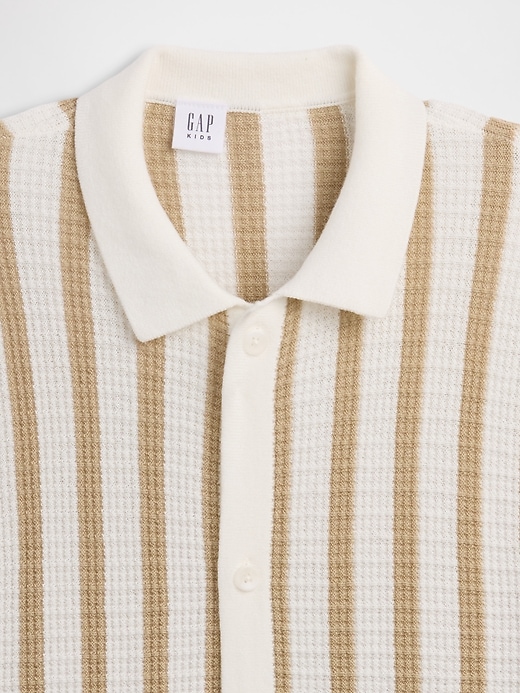 Image number 3 showing, Kids Relaxed Textured Sweater Shirt