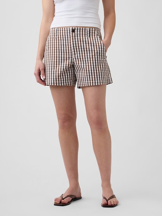 Image number 2 showing, 5" Mid Rise Downtown Khaki Shorts