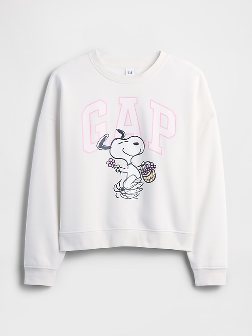 Image number 5 showing, Peanuts Oversized Wedge Crewneck Sweatshirt