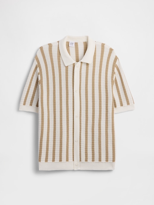 Image number 1 showing, Kids Relaxed Textured Sweater Shirt