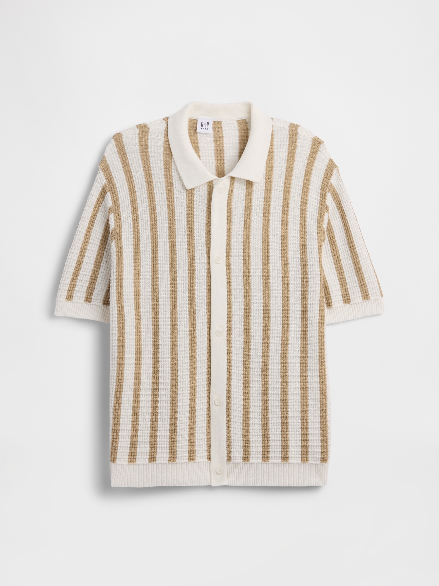 Kids Relaxed Textured Sweater Shirt
