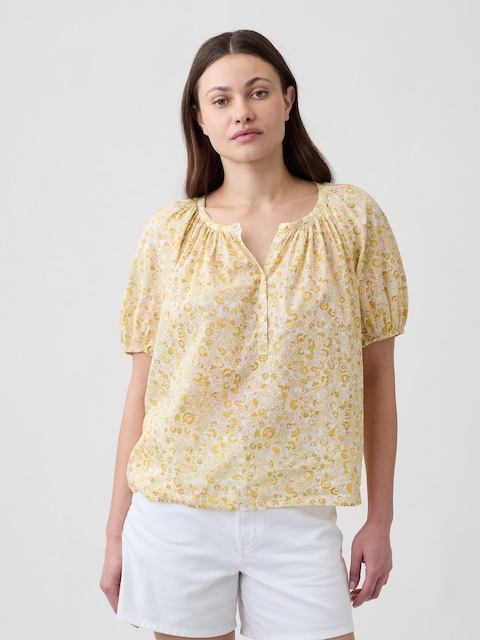 Oversized Puff Sleeve Top