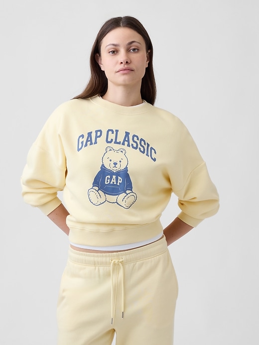 Image number 1 showing, Oversized Gap Graphic Wedge Crewneck Sweatshirt