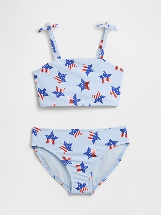Image number 1 showing, Kids Swim Print Two-Piece