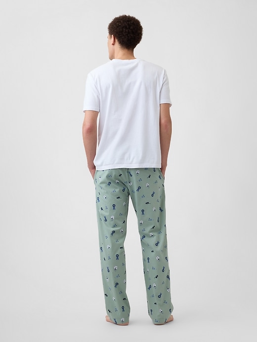 Image number 2 showing, Relaxed Poplin PJ Pants