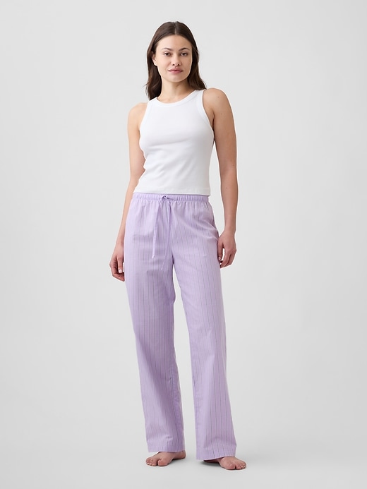 Image number 1 showing, Poplin PJ Pants