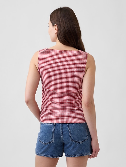 Image number 2 showing, Boatneck Tank Top