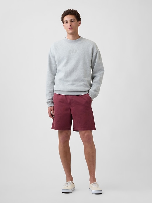 Image number 1 showing, 7" Essential Pull-On Khaki Shorts