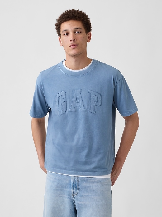 Image number 1 showing, Everyday Soft Boxy Gap Logo T-Shirt