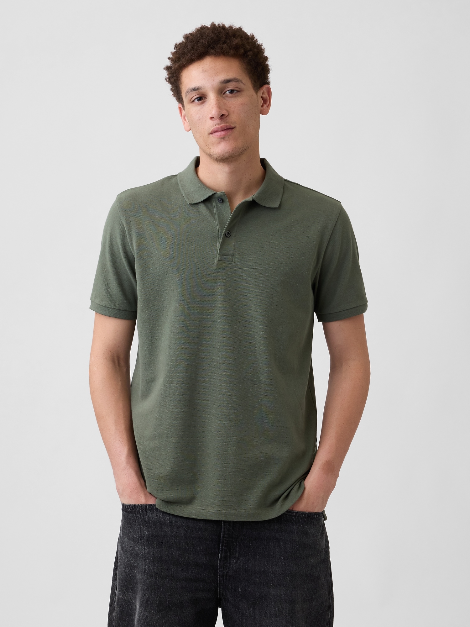 Stretch Pique Polo Shirt