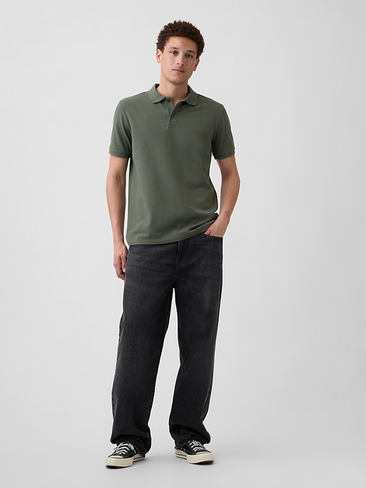 Image number 3 showing, Stretch Pique Polo Shirt