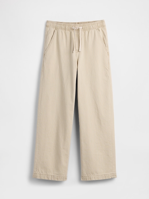 Image number 5 showing, High Rise Pull-On Wide-Leg Jeans