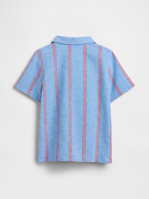 Image number 2 showing, babyGap Brannan Bear Linen-Blend Vacay Shirt