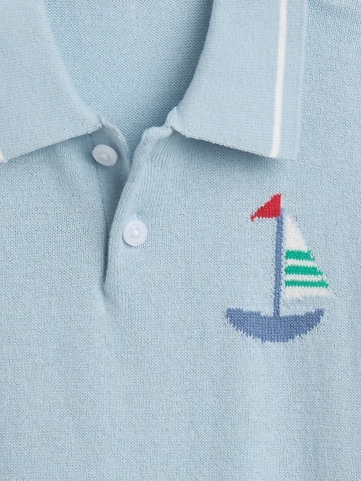 Image number 3 showing, babyGap Sweater Polo Shirt