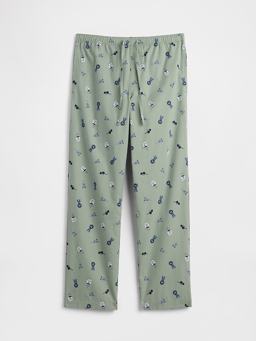Image number 4 showing, Relaxed Poplin PJ Pants