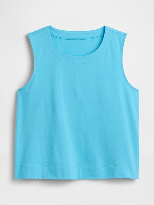Image number 4 showing, Crewneck PJ Shell Tank Top