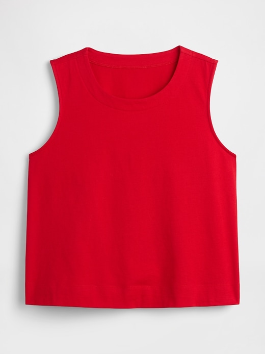 Image number 4 showing, Crewneck PJ Shell Tank Top
