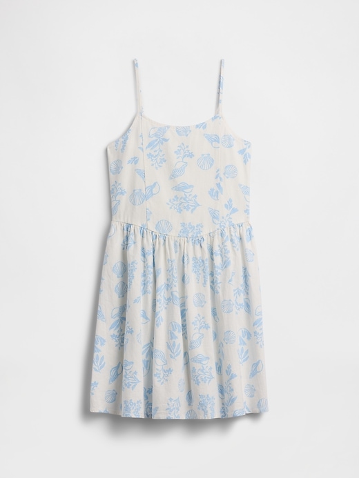 Image number 1 showing, Kids Linen-Blend Dress