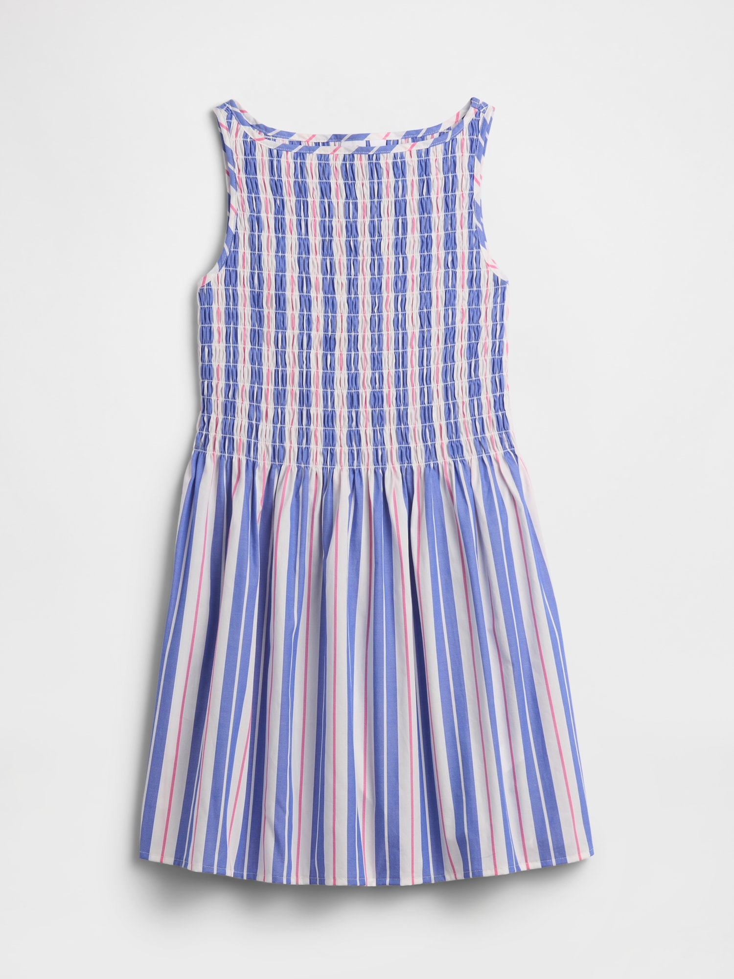 Kids Smocked Poplin Dress
