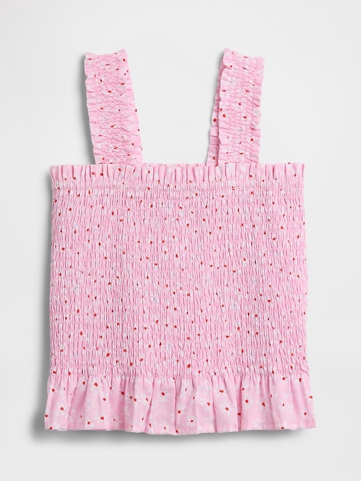 Image number 1 showing, Kids Smocked Peplum Top