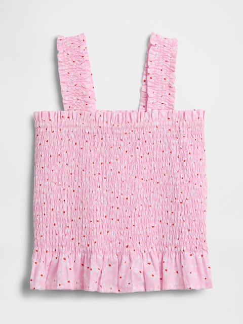Kids Smocked Peplum Top