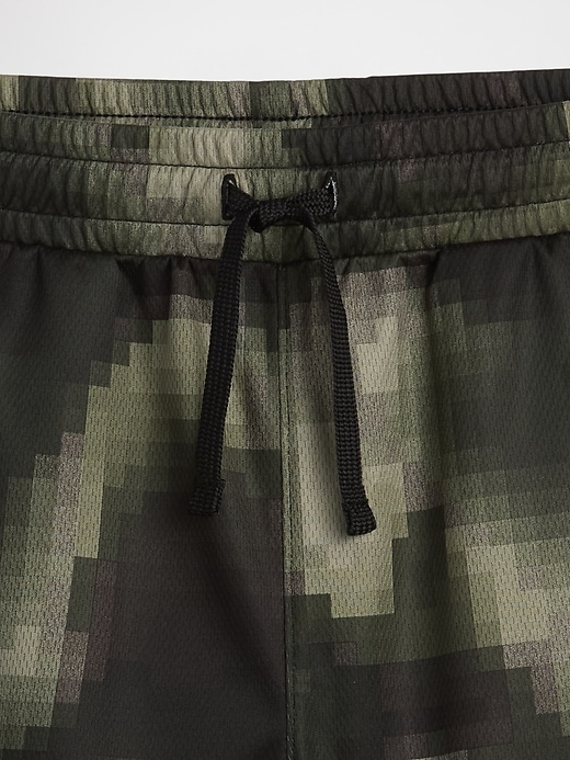 Image number 3 showing, Kids 100% Recycled Pull-On Mesh Shorts