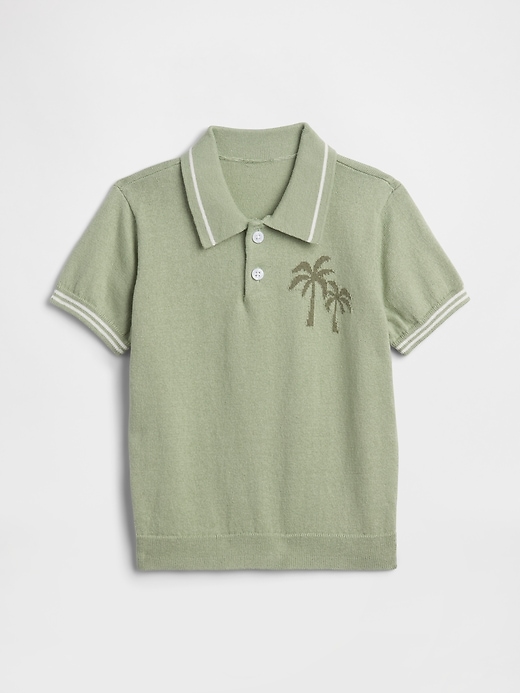 Image number 1 showing, babyGap Sweater Polo Shirt
