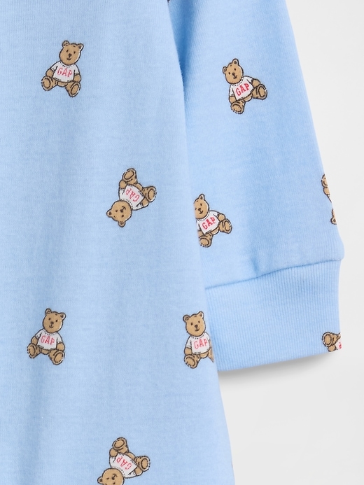 Image number 3 showing, Baby Print Two-Way Zip One-Piece