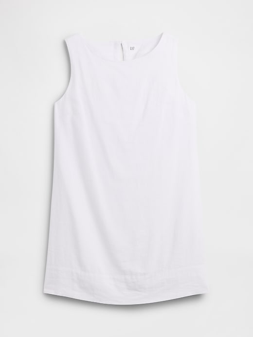 Image number 6 showing, Linen-Blend Apron Mini Dress