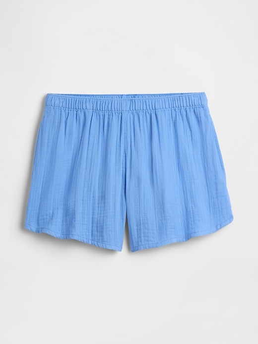 Image number 5 showing, 4" High Rise Relaxed Pull-On Gauze Shorts