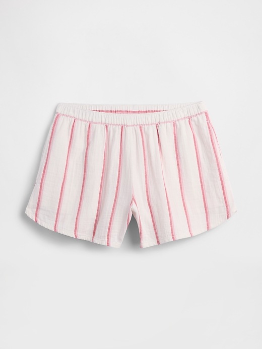 Image number 7 showing, 4" High Rise Relaxed Pull-On Gauze Shorts