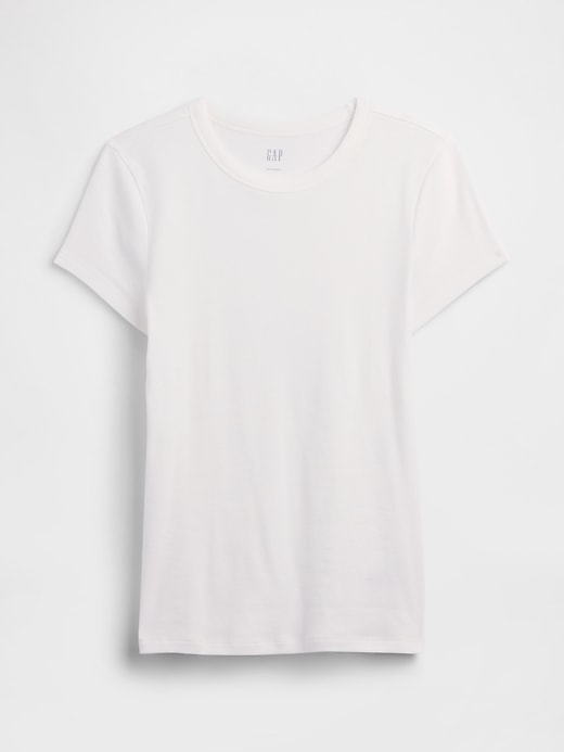 Image number 5 showing, Modern Ribbed Crewneck T-Shirt