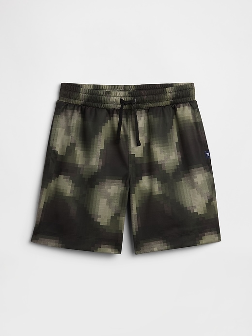 Image number 1 showing, Kids 100% Recycled Pull-On Mesh Shorts