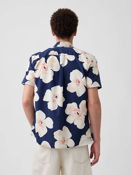 Image number 2 showing, Stretch Poplin Shirt in Standard Fit