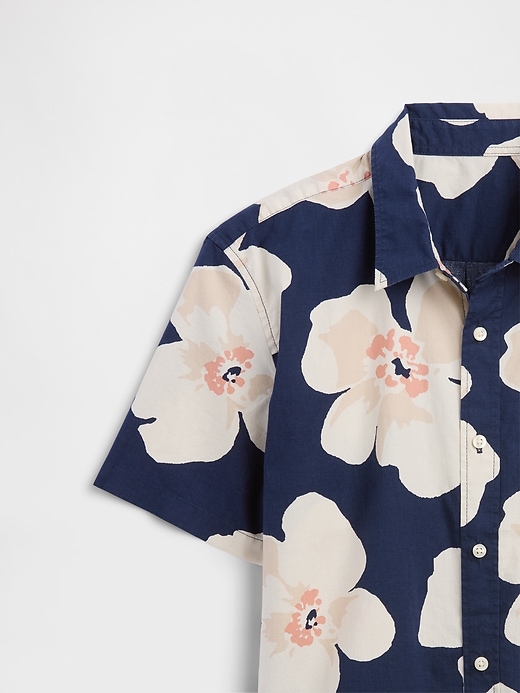 Image number 4 showing, Stretch Poplin Shirt in Standard Fit