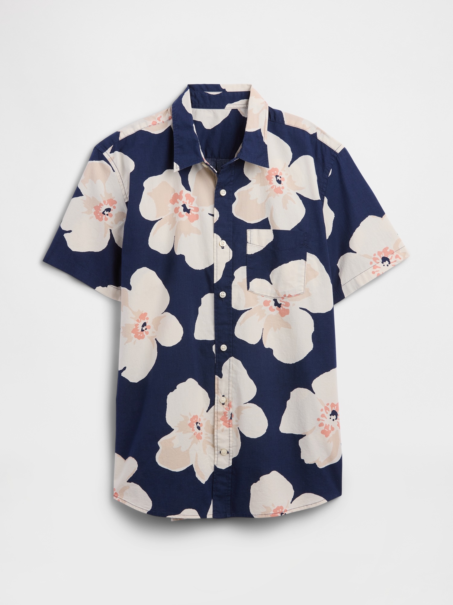 Image number 5 showing, Stretch Poplin Shirt in Standard Fit