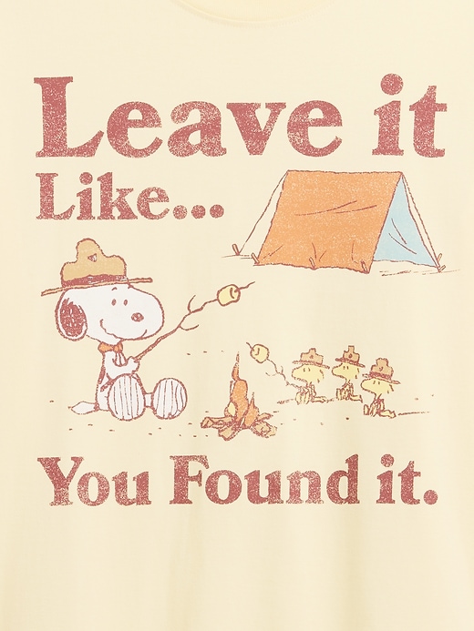 Image number 5 showing, Peanuts Everyday Soft Relaxed Graphic T-Shirt