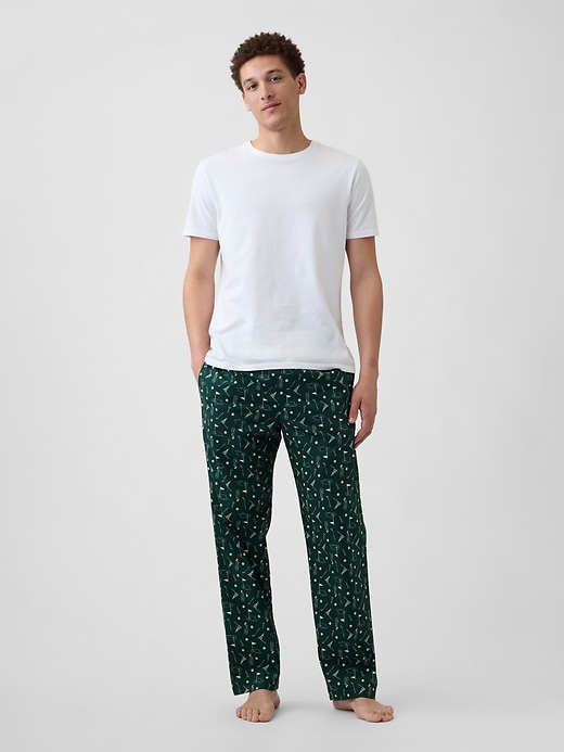 Image number 1 showing, Relaxed Poplin PJ Pants